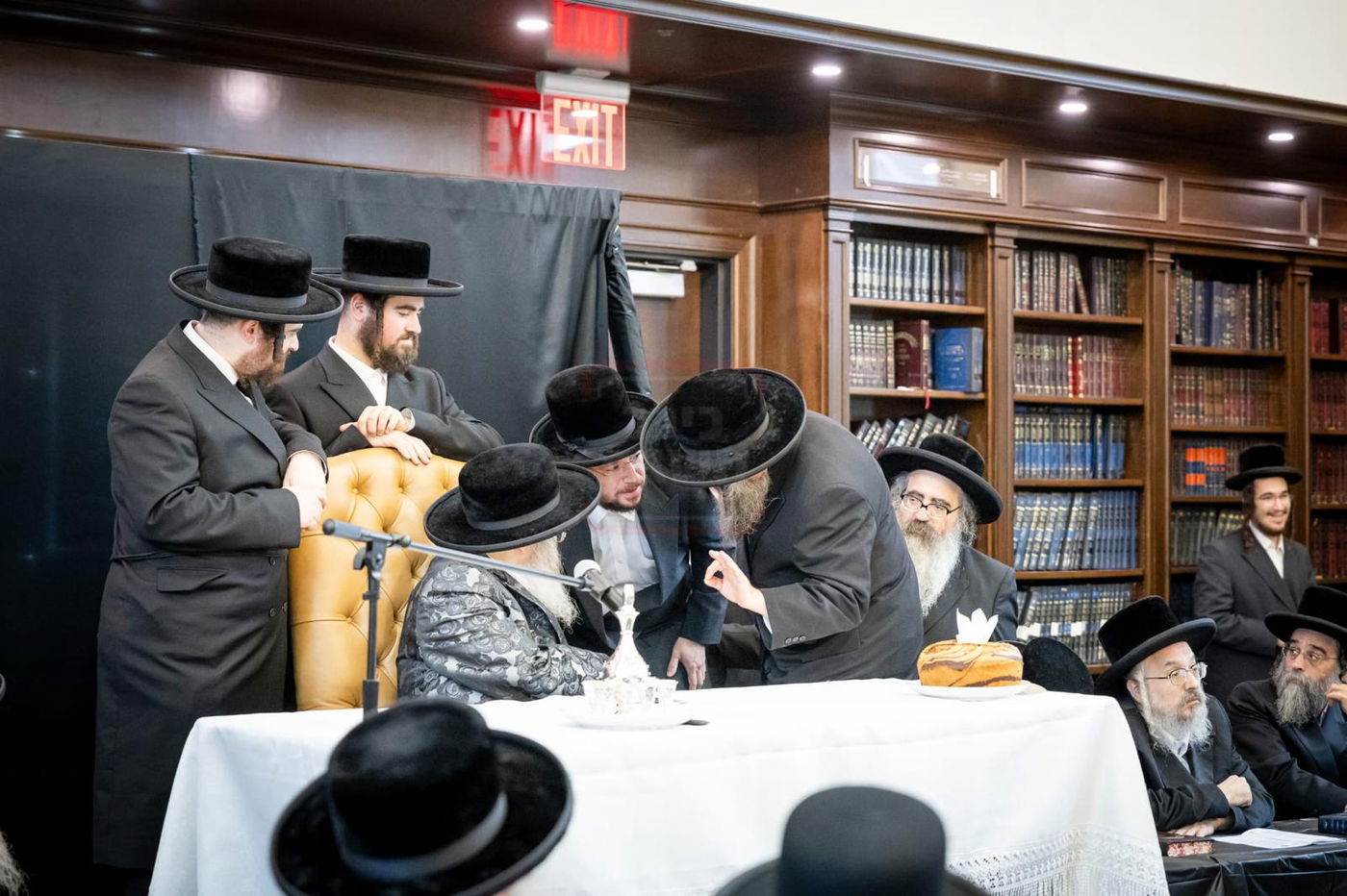 חומש סעודה בתלמוד תורה סאטמר בלייקווד