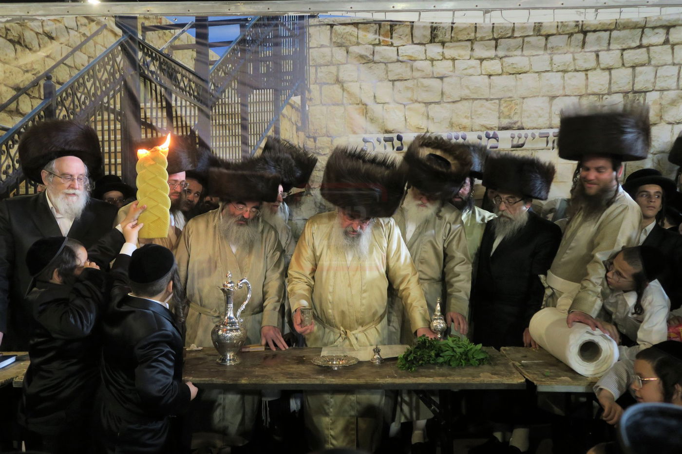 האדמו"ר מלעלוב שבת בהעלותך במירון