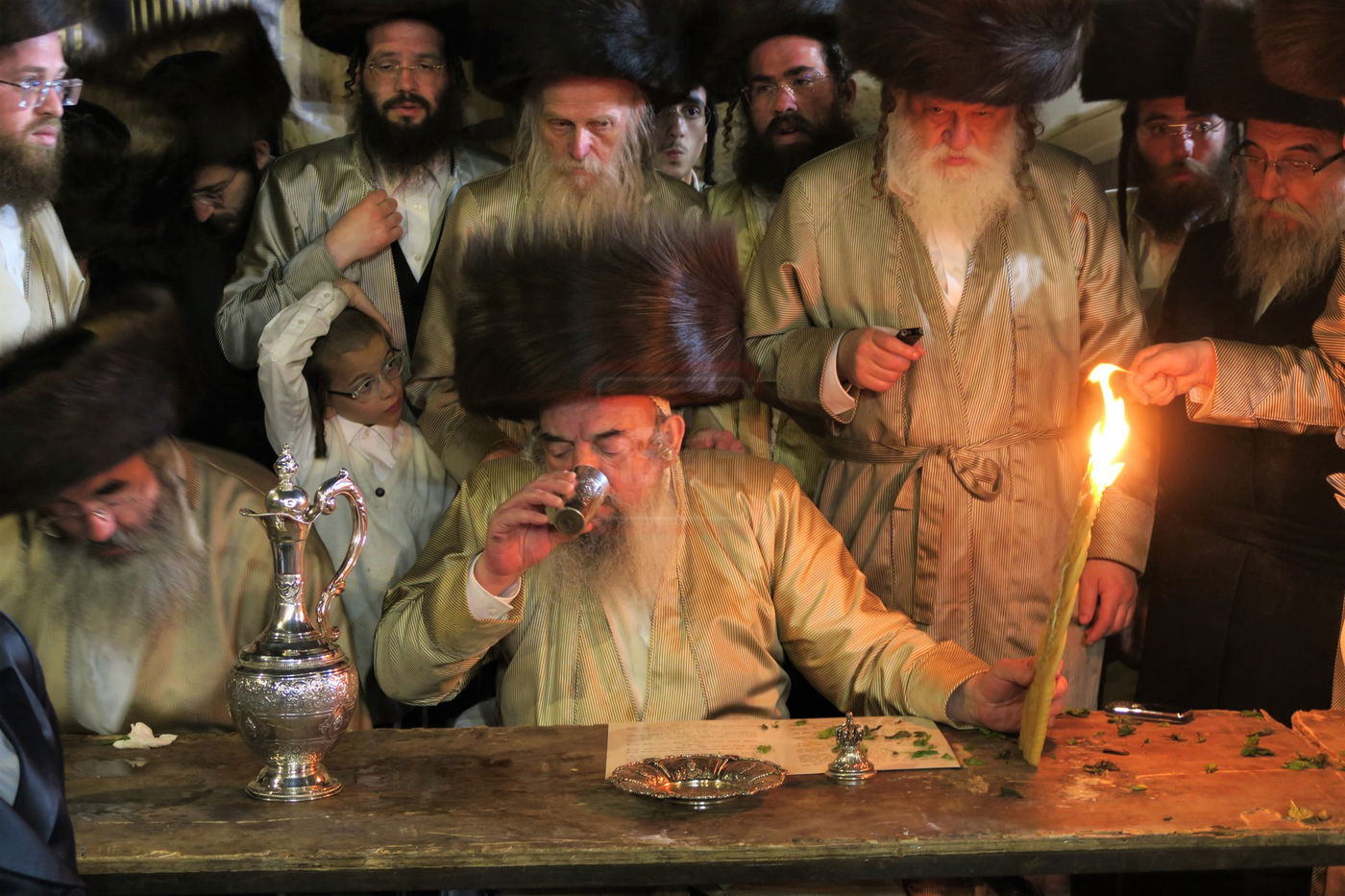 האדמו"ר מלעלוב שבת בהעלותך במירון