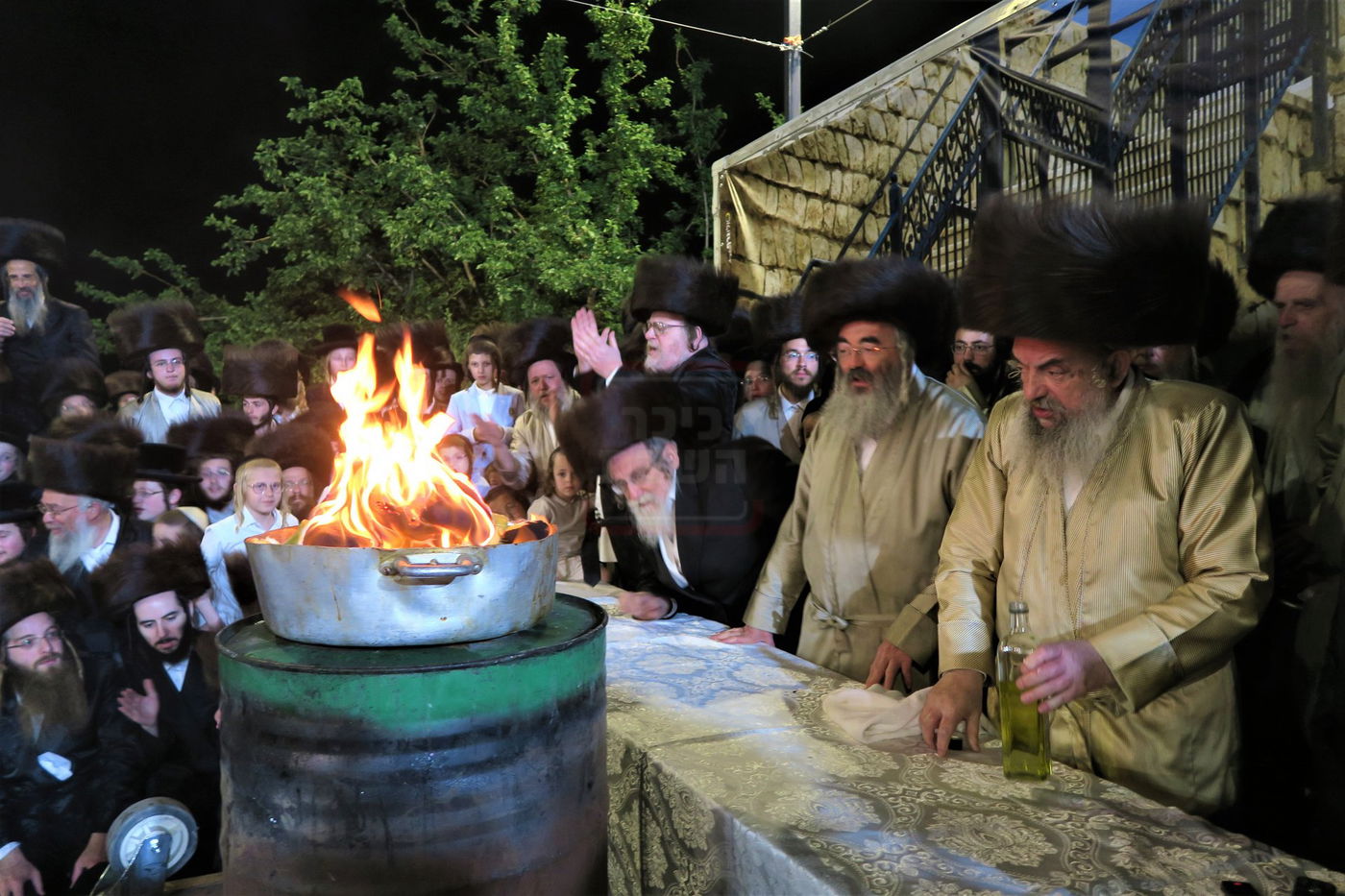 האדמו"ר מלעלוב שבת בהעלותך במירון