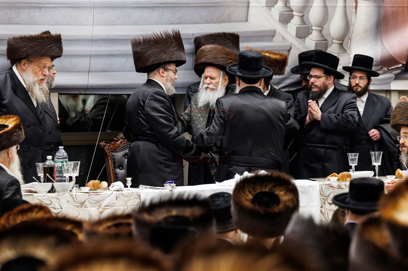 שמחת שבע ברכות לנכדת האדמו"ר מבאבוב