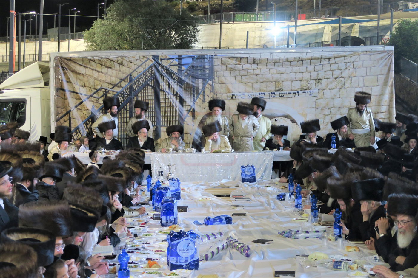 האדמו"ר מלעלוב שבת בהעלותך במירון