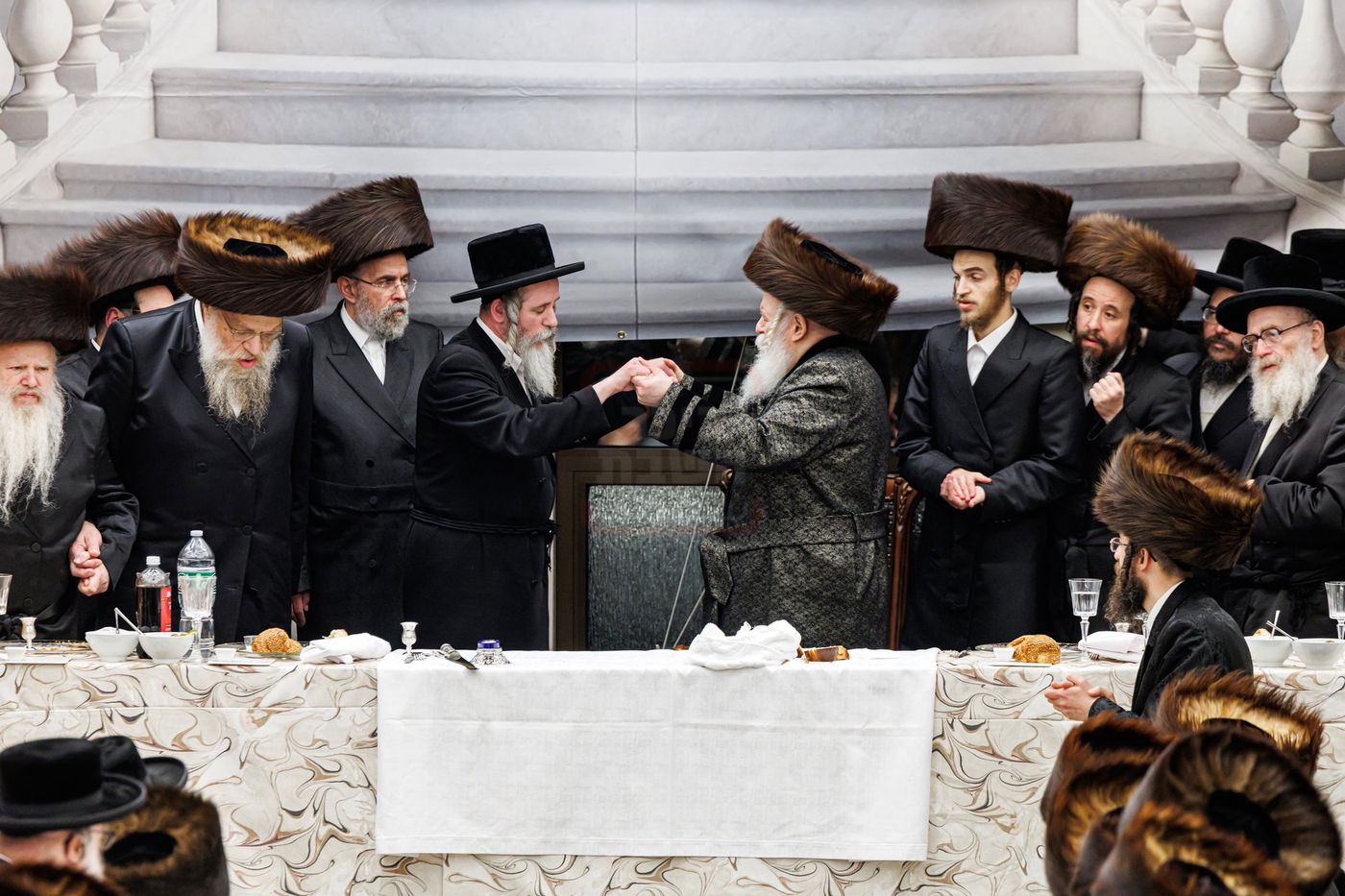 שמחת שבע ברכות לנכדת האדמו"ר מבאבוב