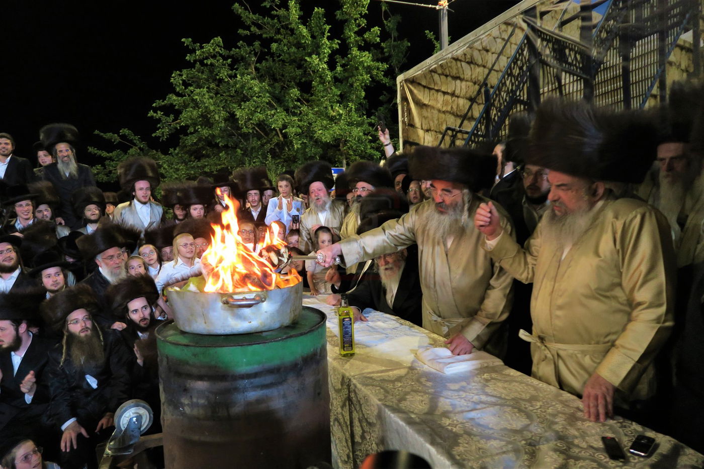 האדמו"ר מלעלוב שבת בהעלותך במירון