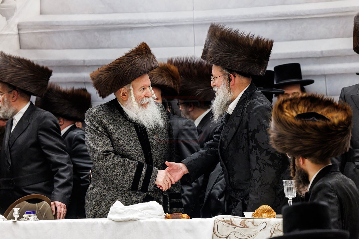 שמחת שבע ברכות לנכדת האדמו"ר מבאבוב