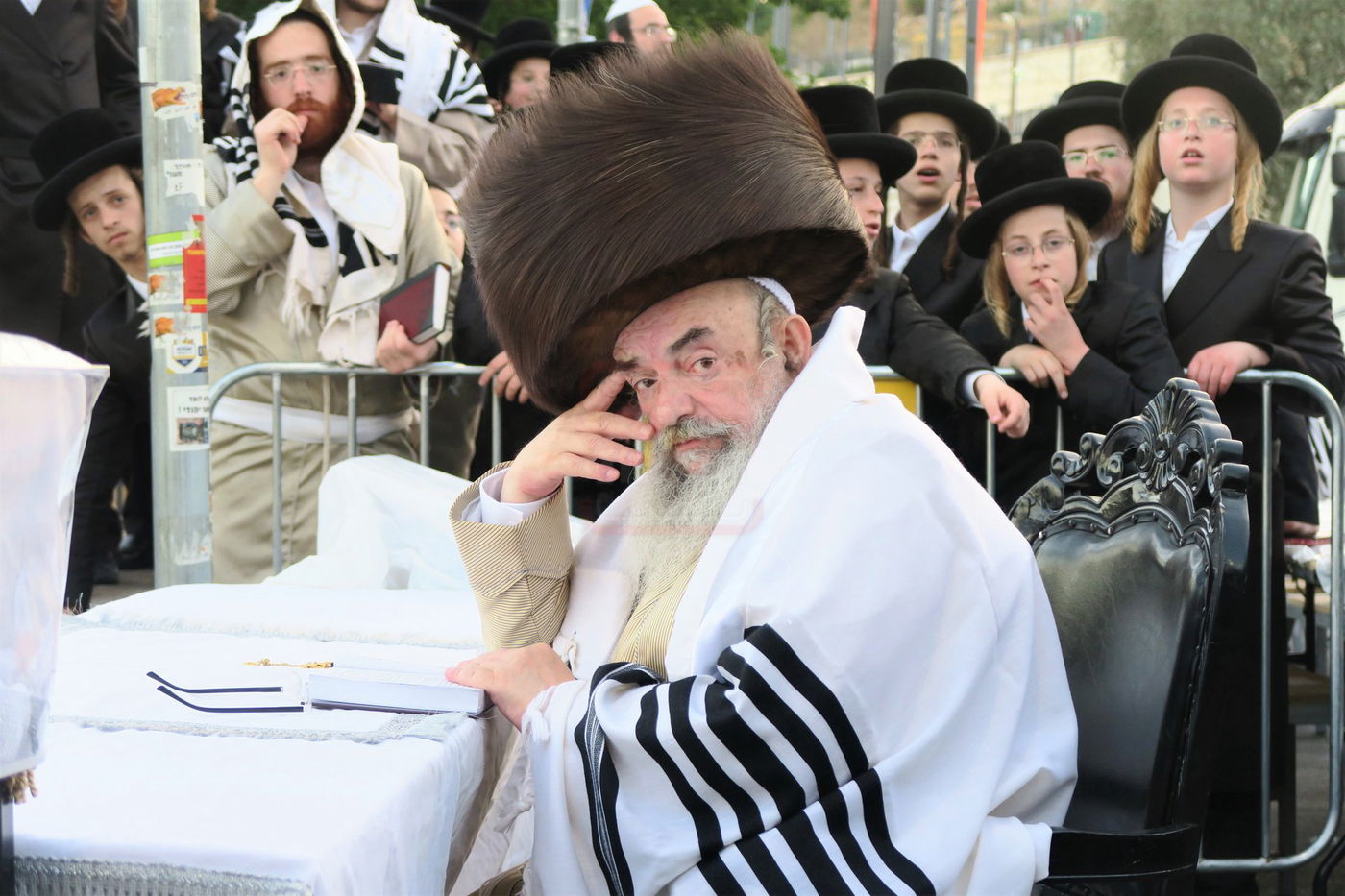 האדמו"ר מלעלוב שבת בהעלותך במירון