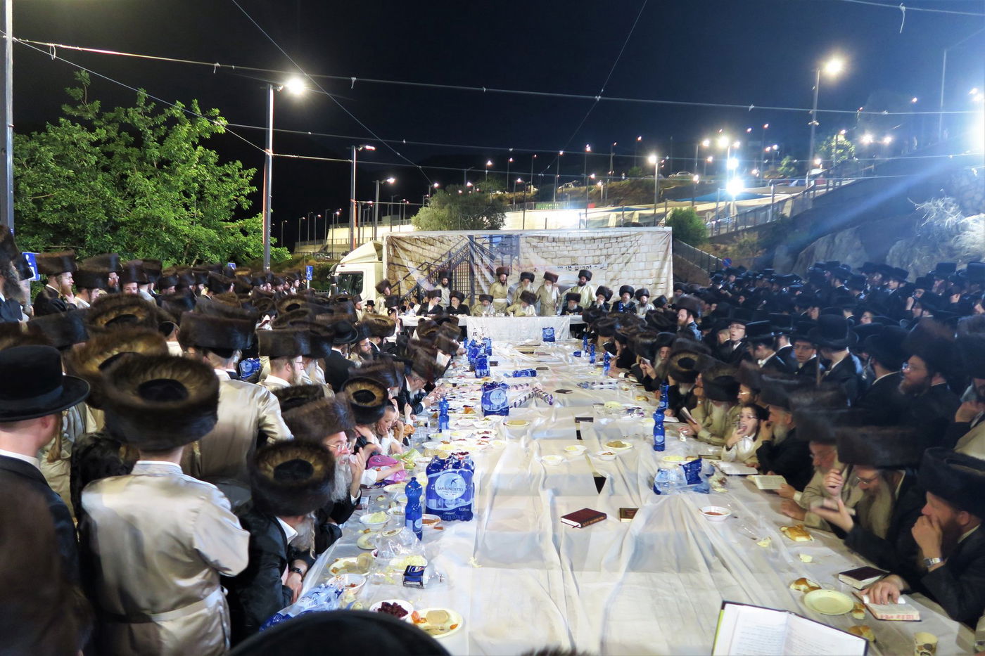 האדמו"ר מלעלוב שבת בהעלותך במירון