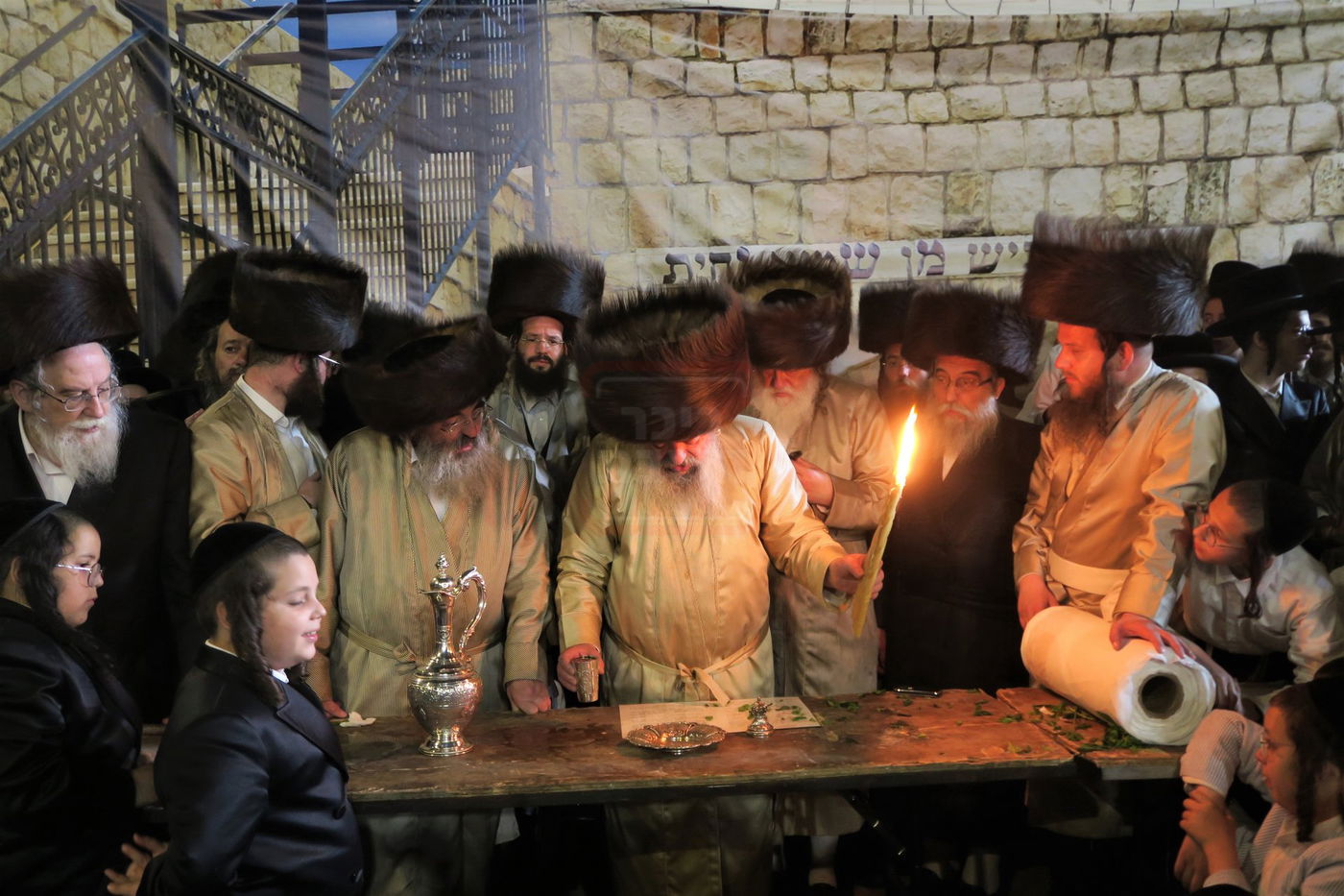 האדמו"ר מלעלוב שבת בהעלותך במירון