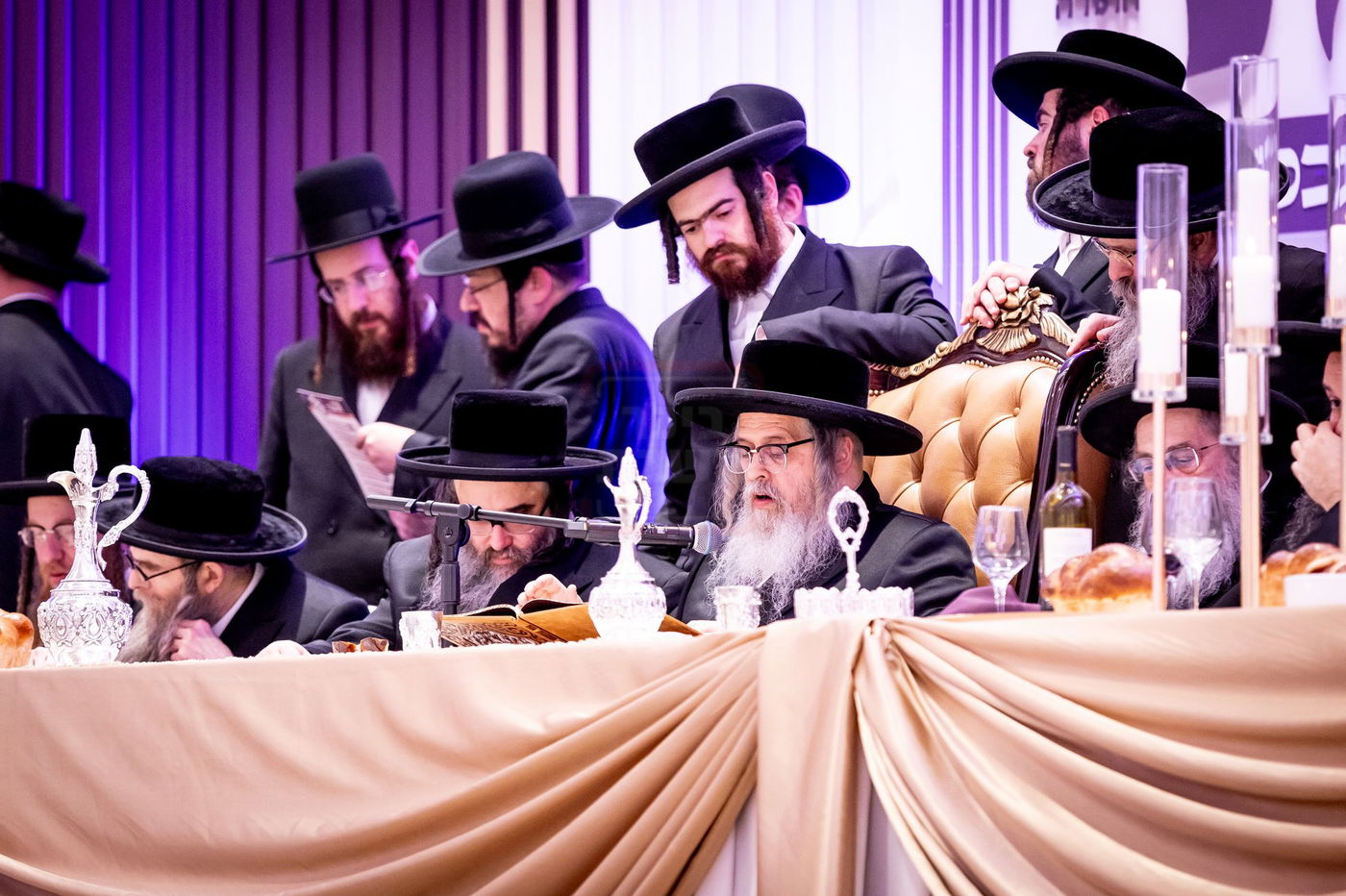 סיום מסכת בכורות בחצה"ק סאטמר