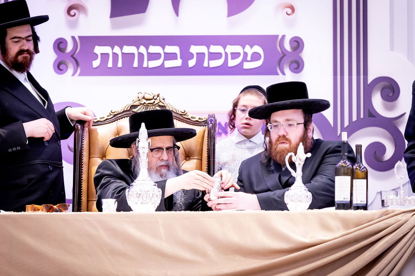 סיום מסכת בכורות בחצה"ק סאטמר