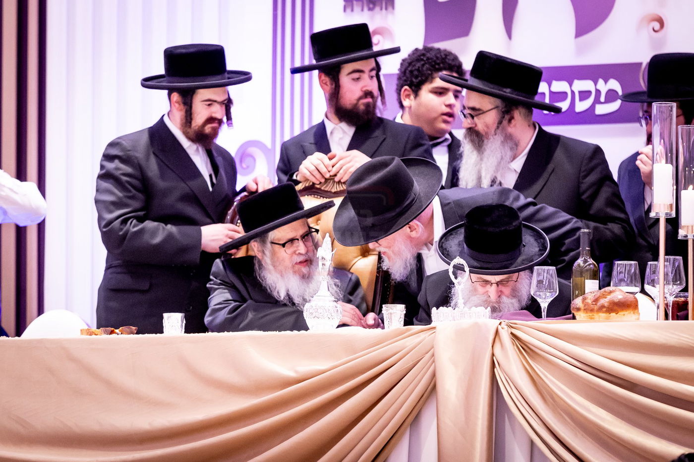 סיום מסכת בכורות בחצה"ק סאטמר