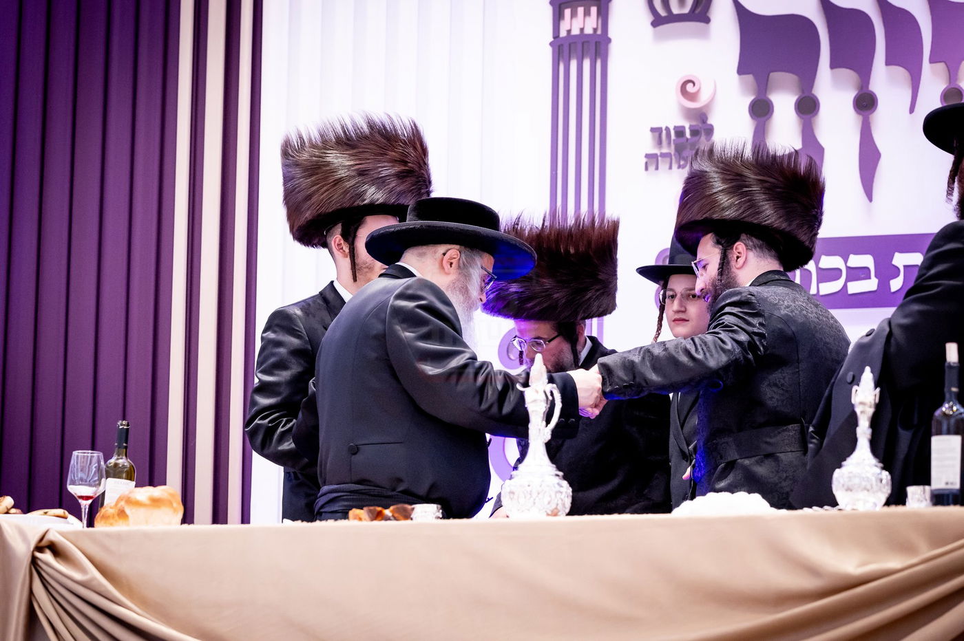 סיום מסכת בכורות בחצה"ק סאטמר