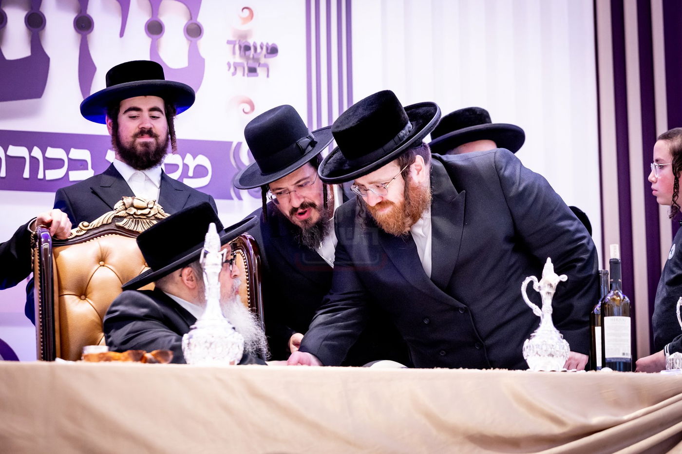 סיום מסכת בכורות בחצה"ק סאטמר