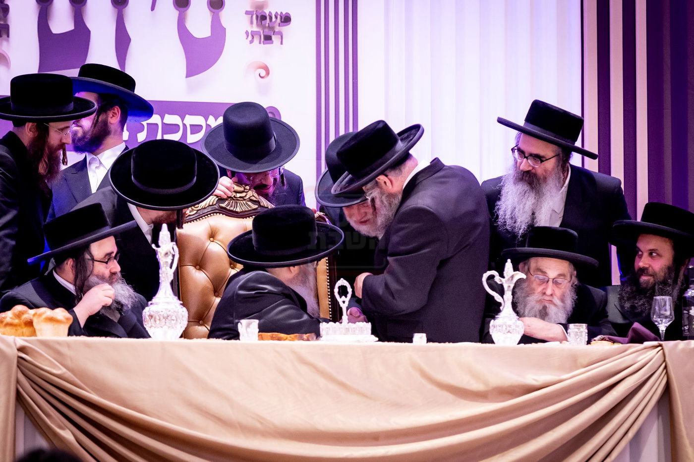 סיום מסכת בכורות בחצה"ק סאטמר