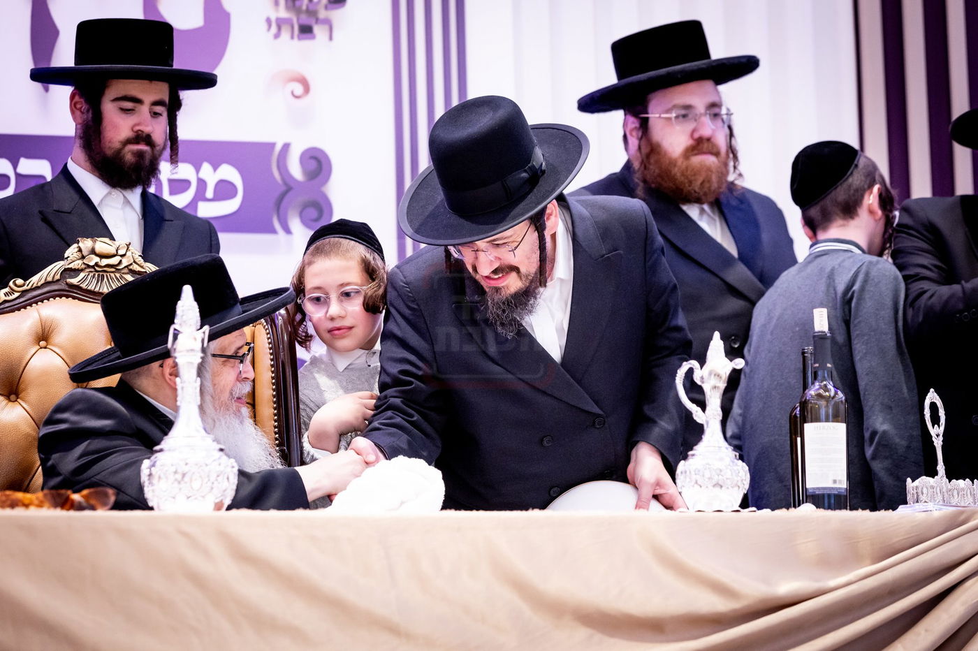 סיום מסכת בכורות בחצה"ק סאטמר