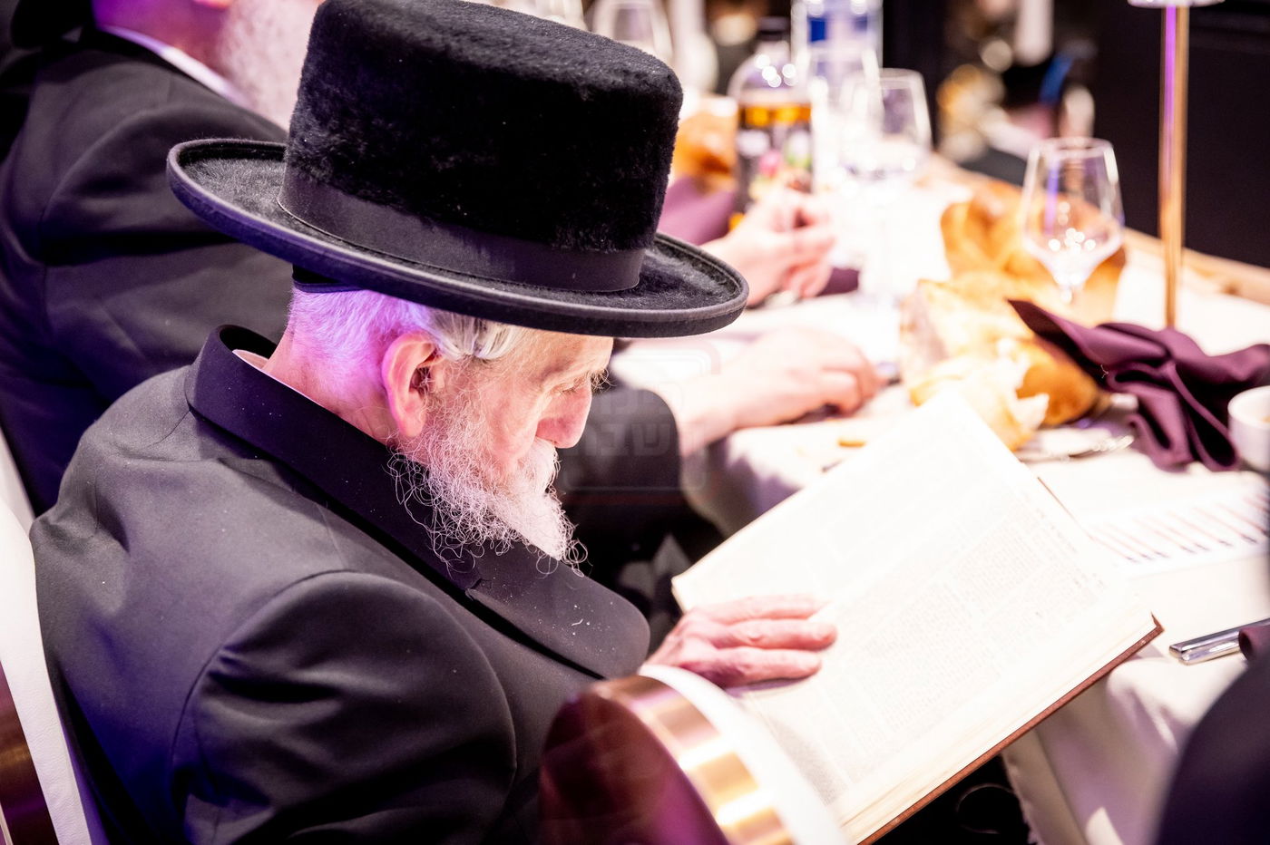 סיום מסכת בכורות בחצה"ק סאטמר