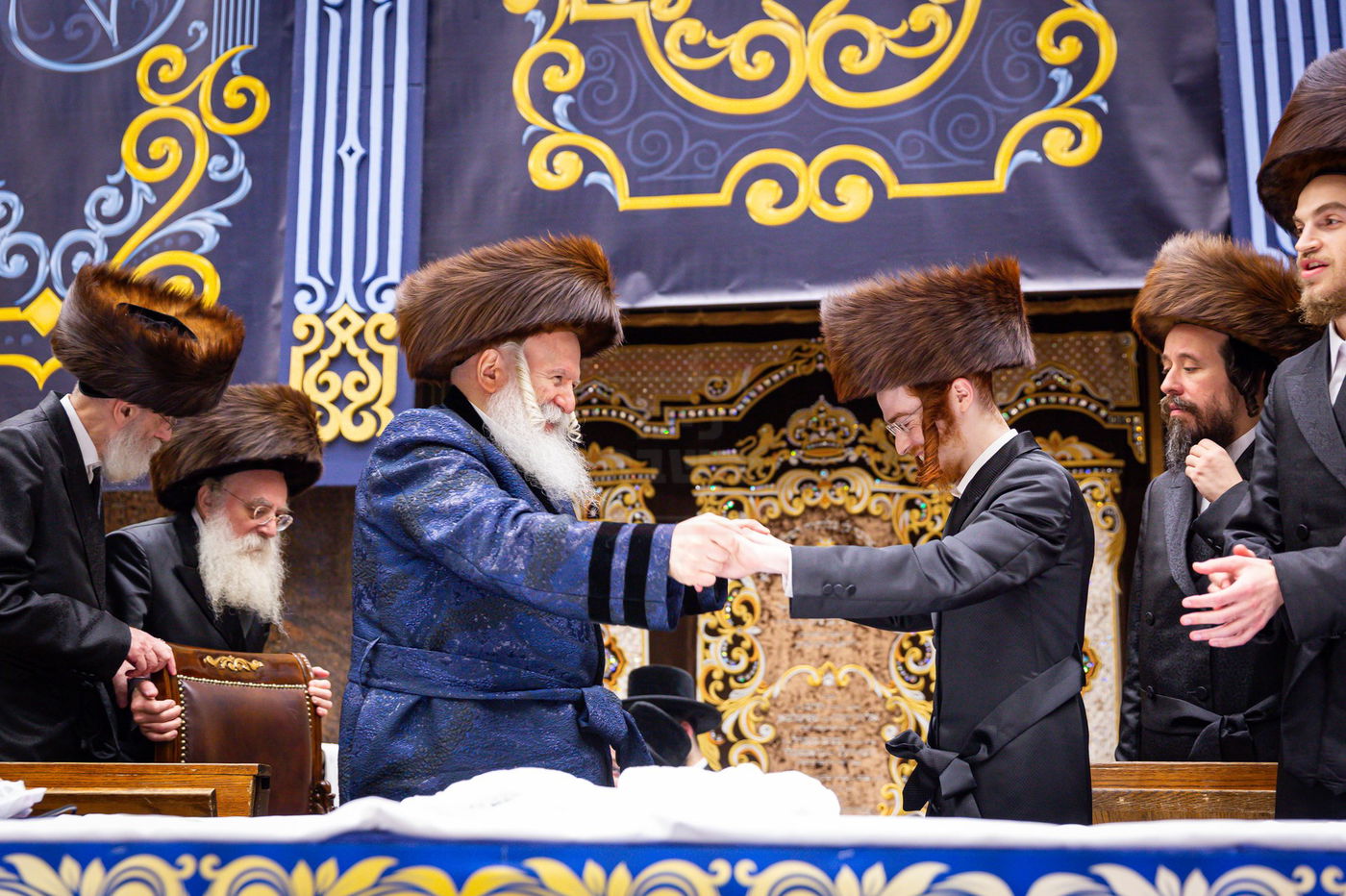 שמחת שבע ברכות לנכדת האדמו"ר מבאבוב