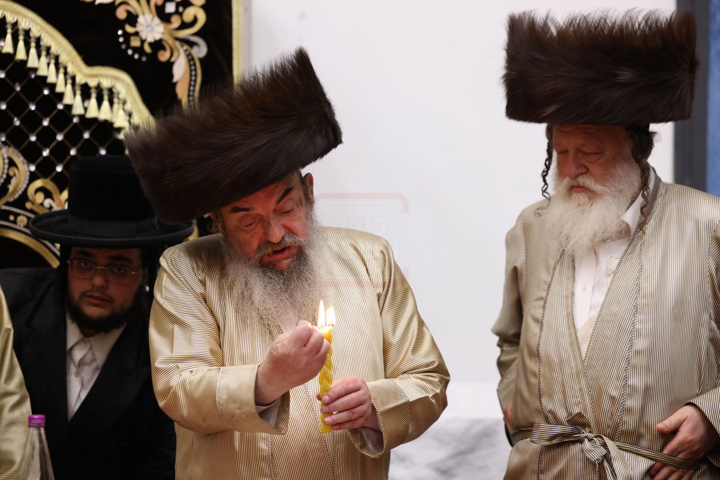 האדמו"ר מלעלוב בהבדלה בעיה"ק צפת