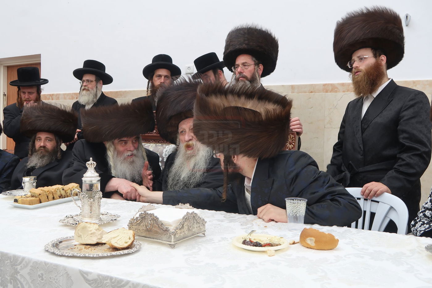 שמחת שבע ברכות בחצרות טשארנאביל  - ראדושיץ - ראזלא 