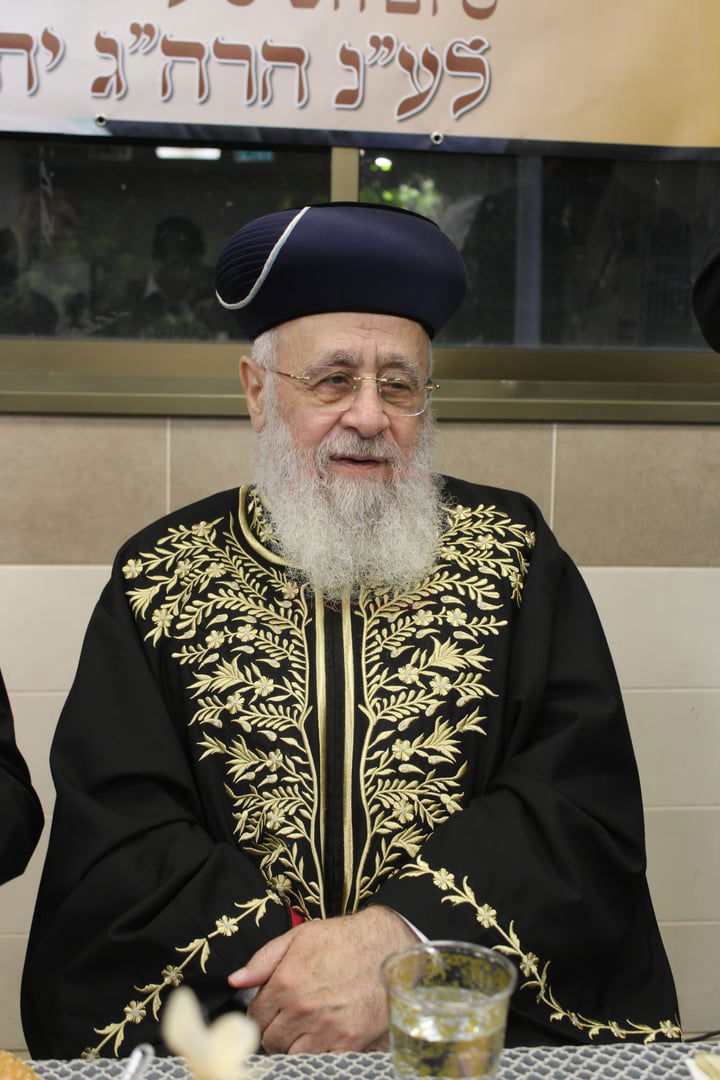 הראשל"צ הגאון רבי יצחק יוסף בביקור בישיבת "אור ישראל"