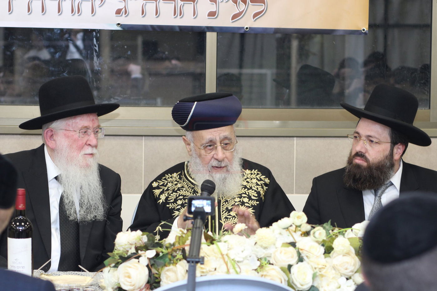 הראשל"צ הגאון רבי יצחק יוסף בביקור בישיבת "אור ישראל"