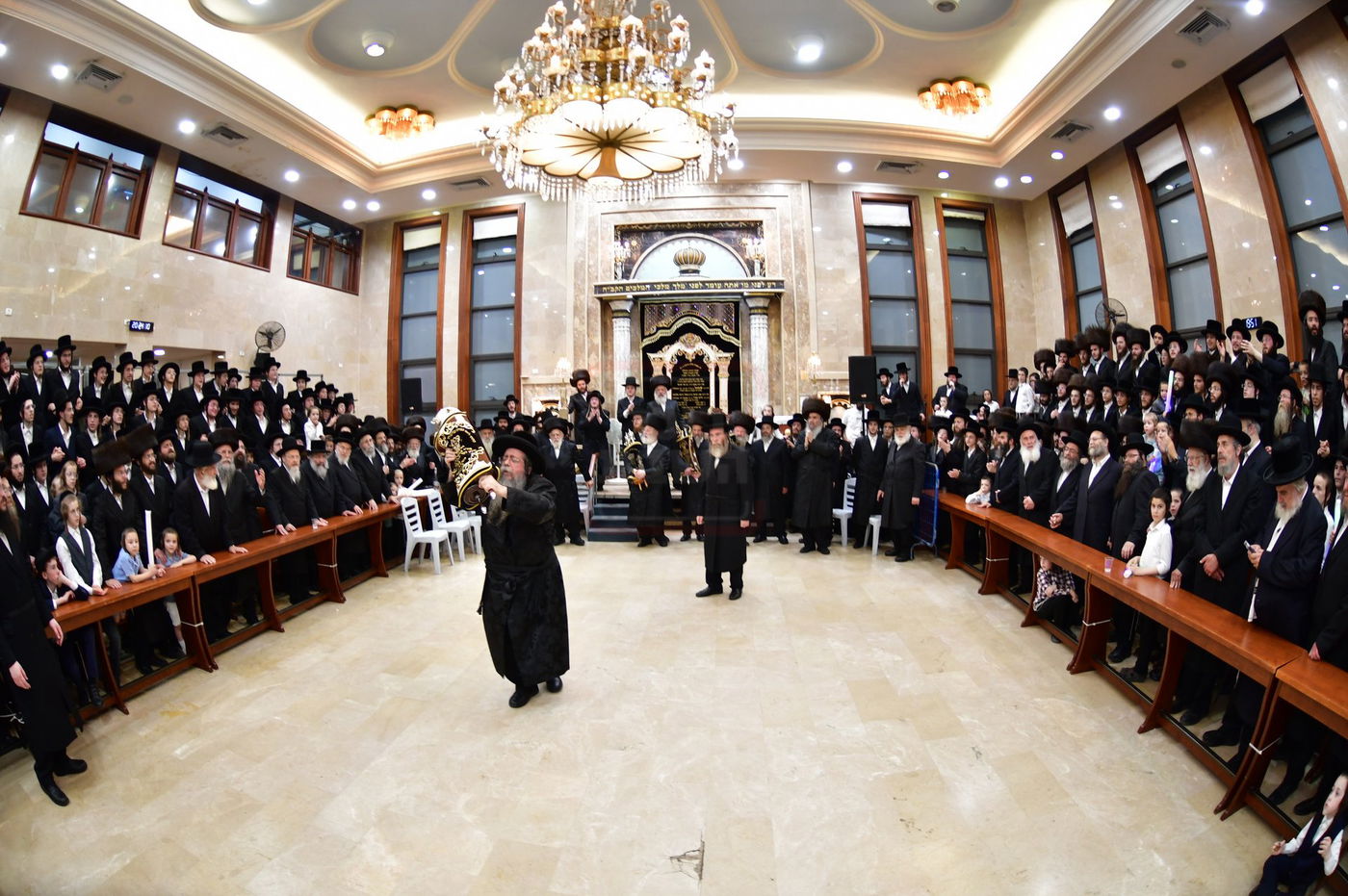 הכנסת ס"ת לביהמ"ד 'שבט הלוי'