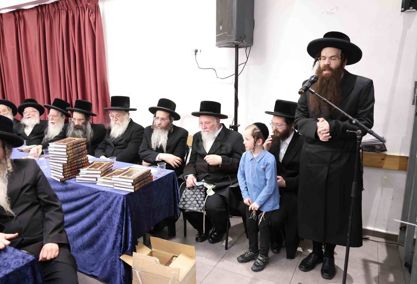 מסיבת חומש בתלמוד תורה מכנובקא בעלזא בירושלים