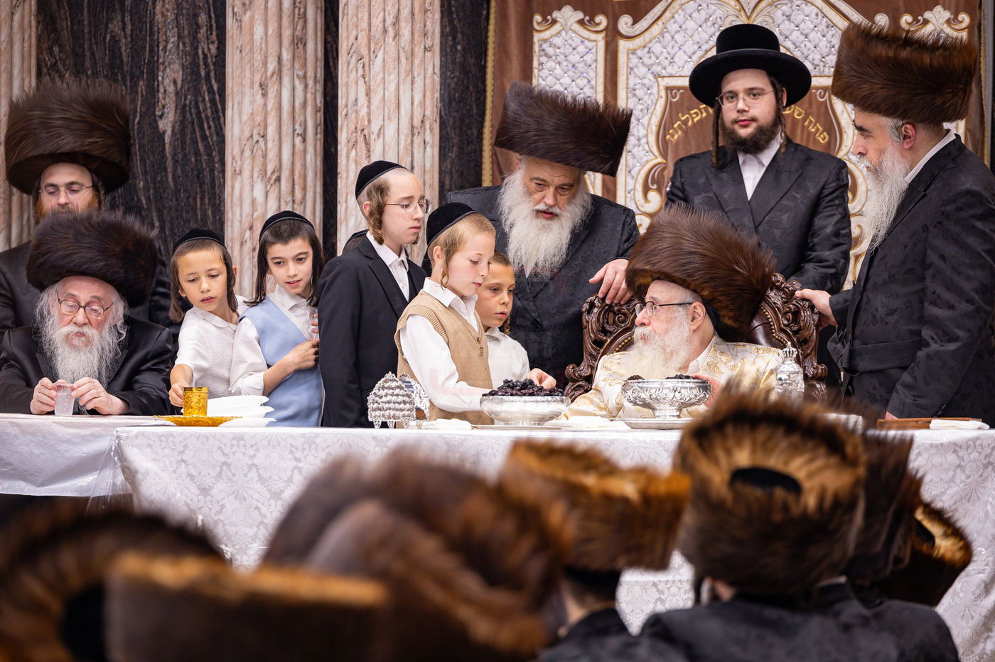 הילולא קדישא בצאנז קלויזנבורג