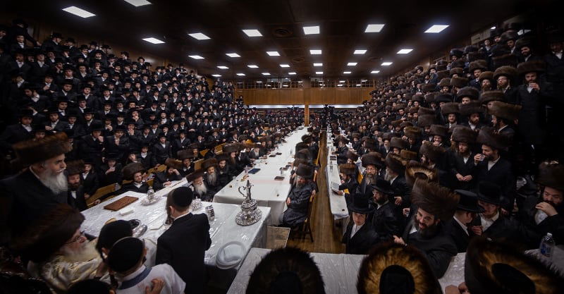 הילולא קדישא בצאנז קלויזנבורג