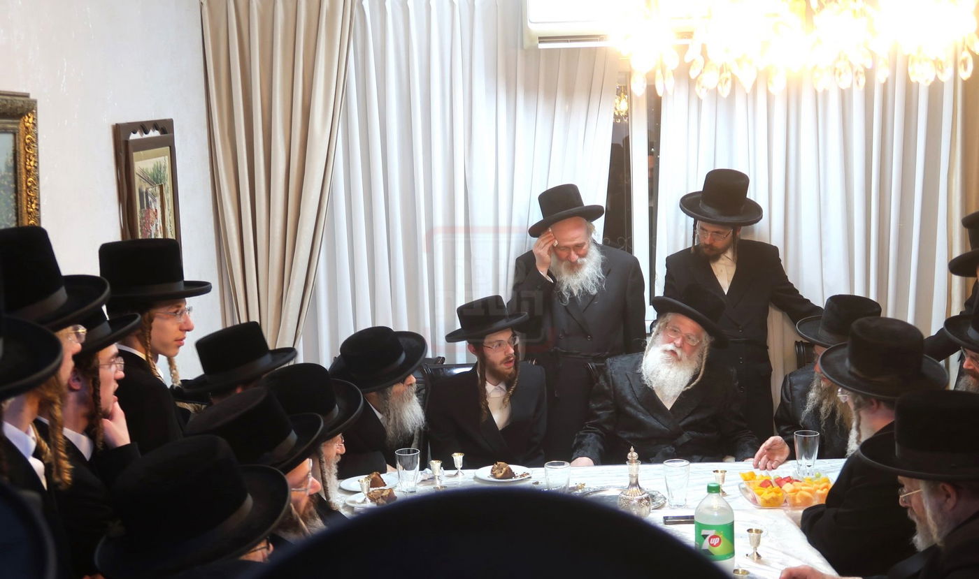 שמחת הווארט לנכדת האדמו''ר מנדבורנה ירושלים, עם בן הגה''צ המשפיע רבי נחמן בידרמן