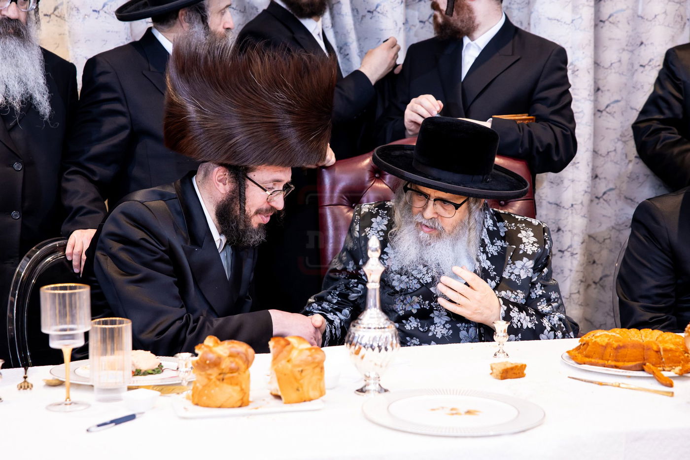 הכנסת ס"ת לביהמ"ד סאטמר בשכונת בלומינגרבורג