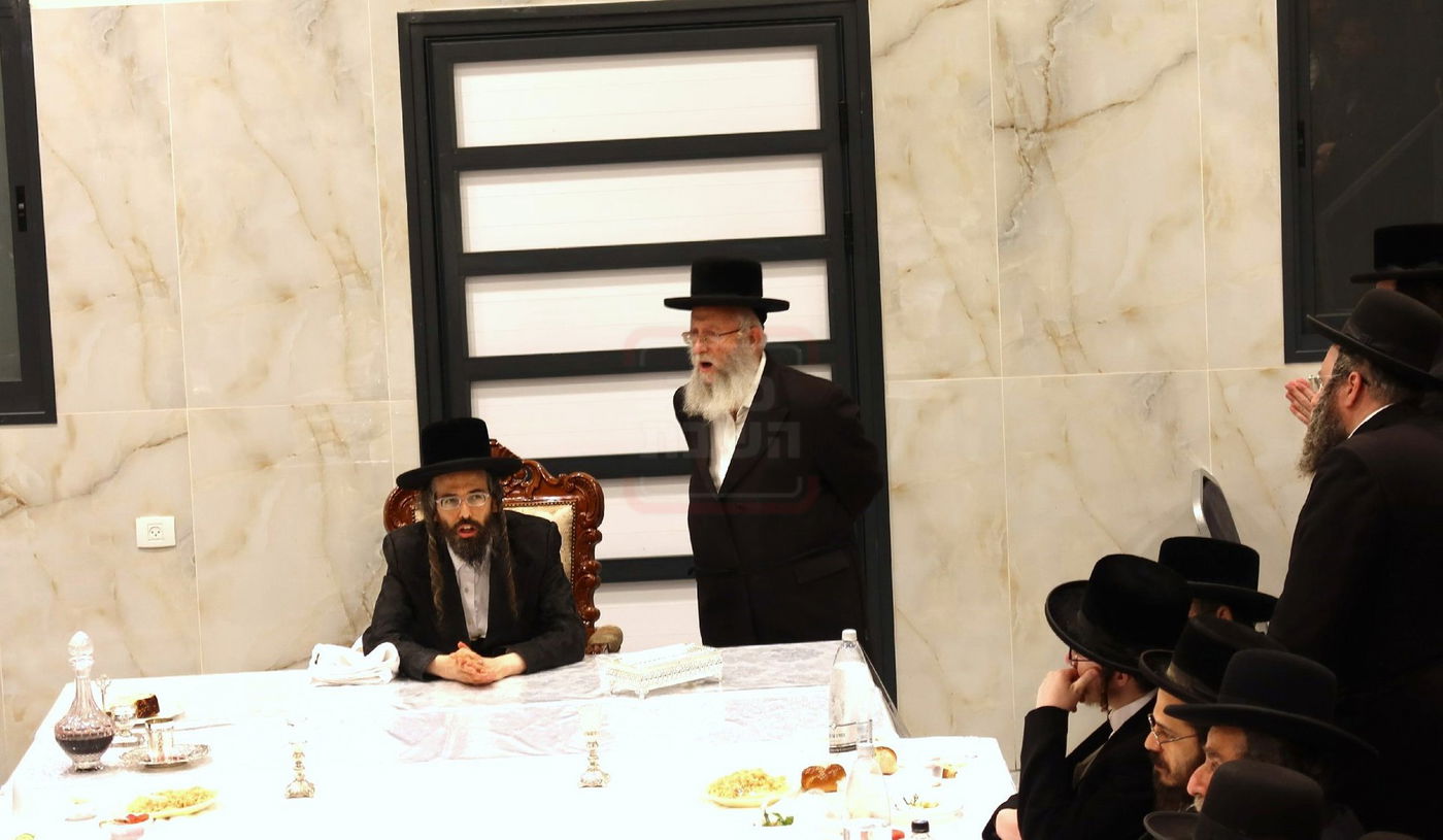 האדמו"ר מזוועהיל בסעודת הילולא לע"נ ה'אור החיים' הק'