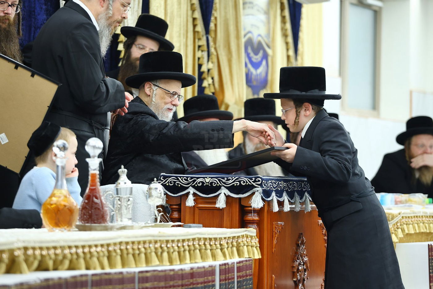 מעמד 'ברינה יקצורו' בת"ת סערט ויז'ניץ בחיפה