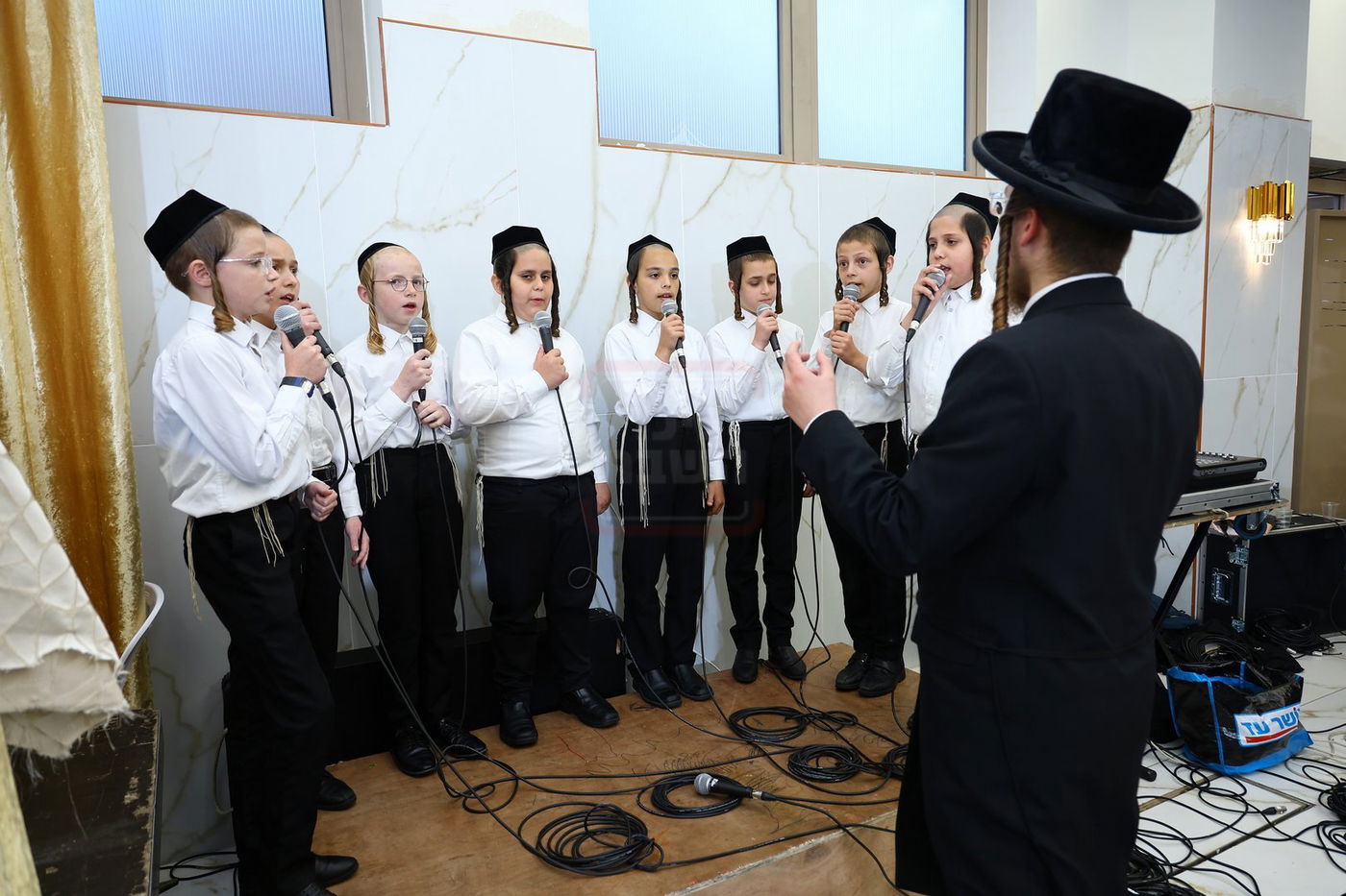 מעמד 'ברינה יקצורו' בת"ת סערט ויז'ניץ בחיפה