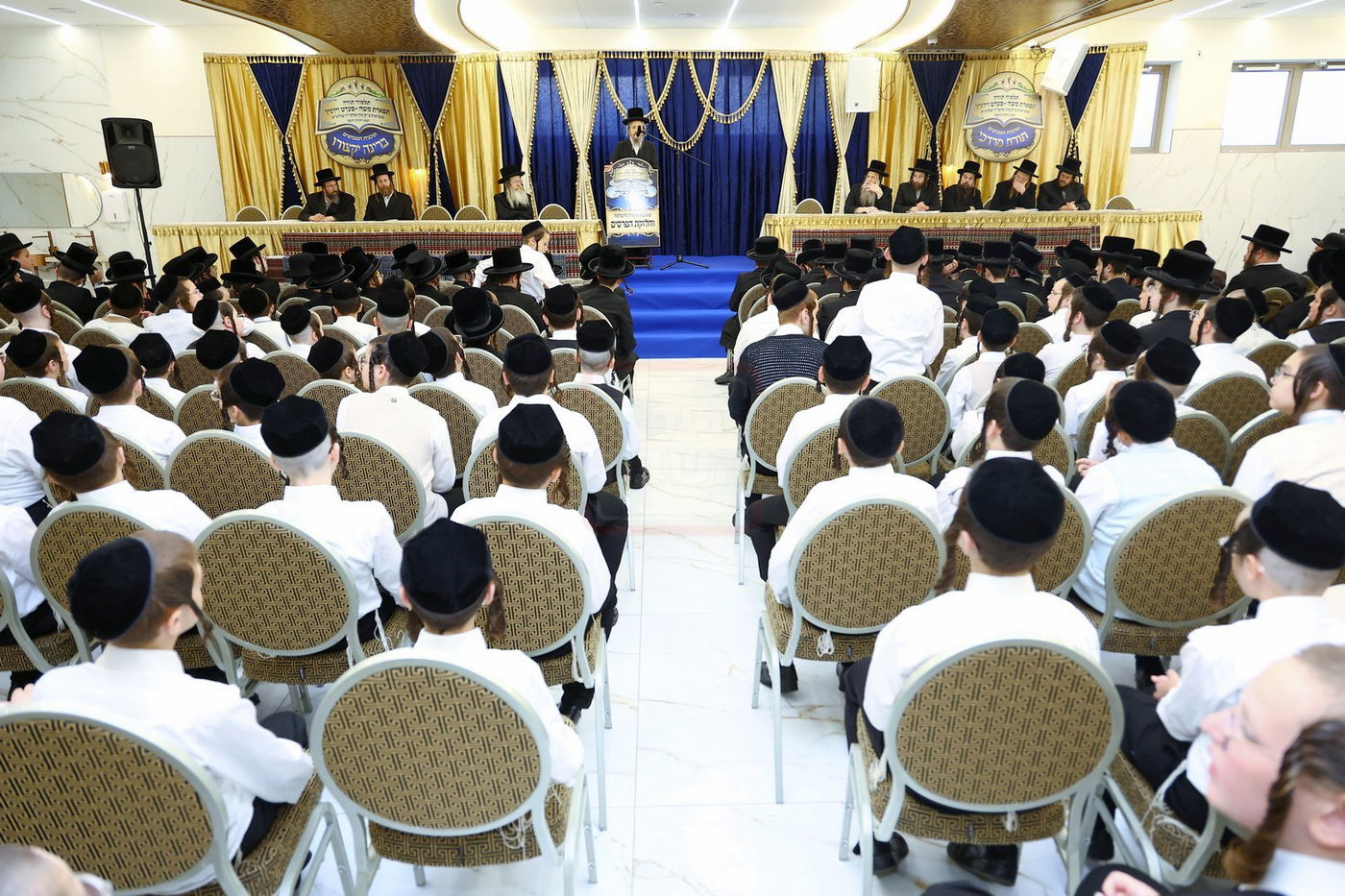 מעמד 'ברינה יקצורו' בת"ת סערט ויז'ניץ בחיפה