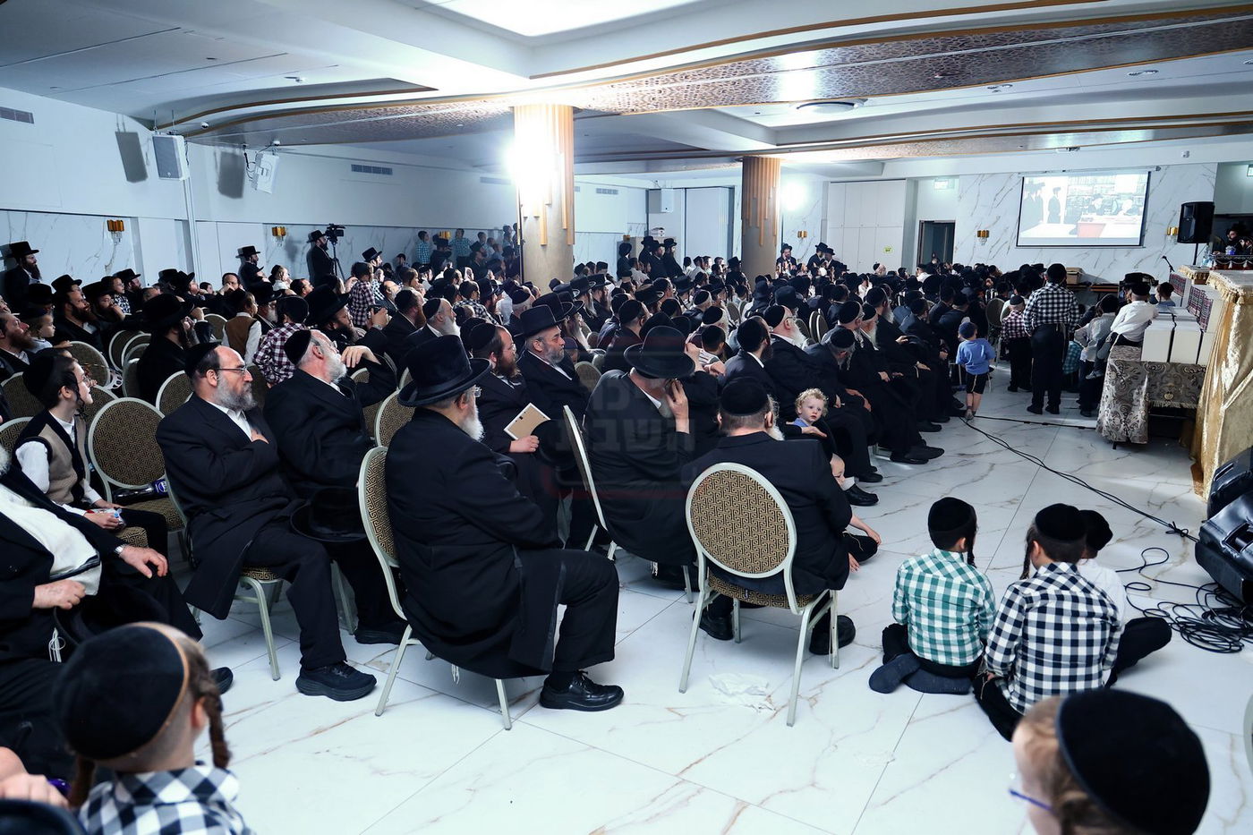 מעמד 'ברינה יקצורו' בת"ת סערט ויז'ניץ בחיפה