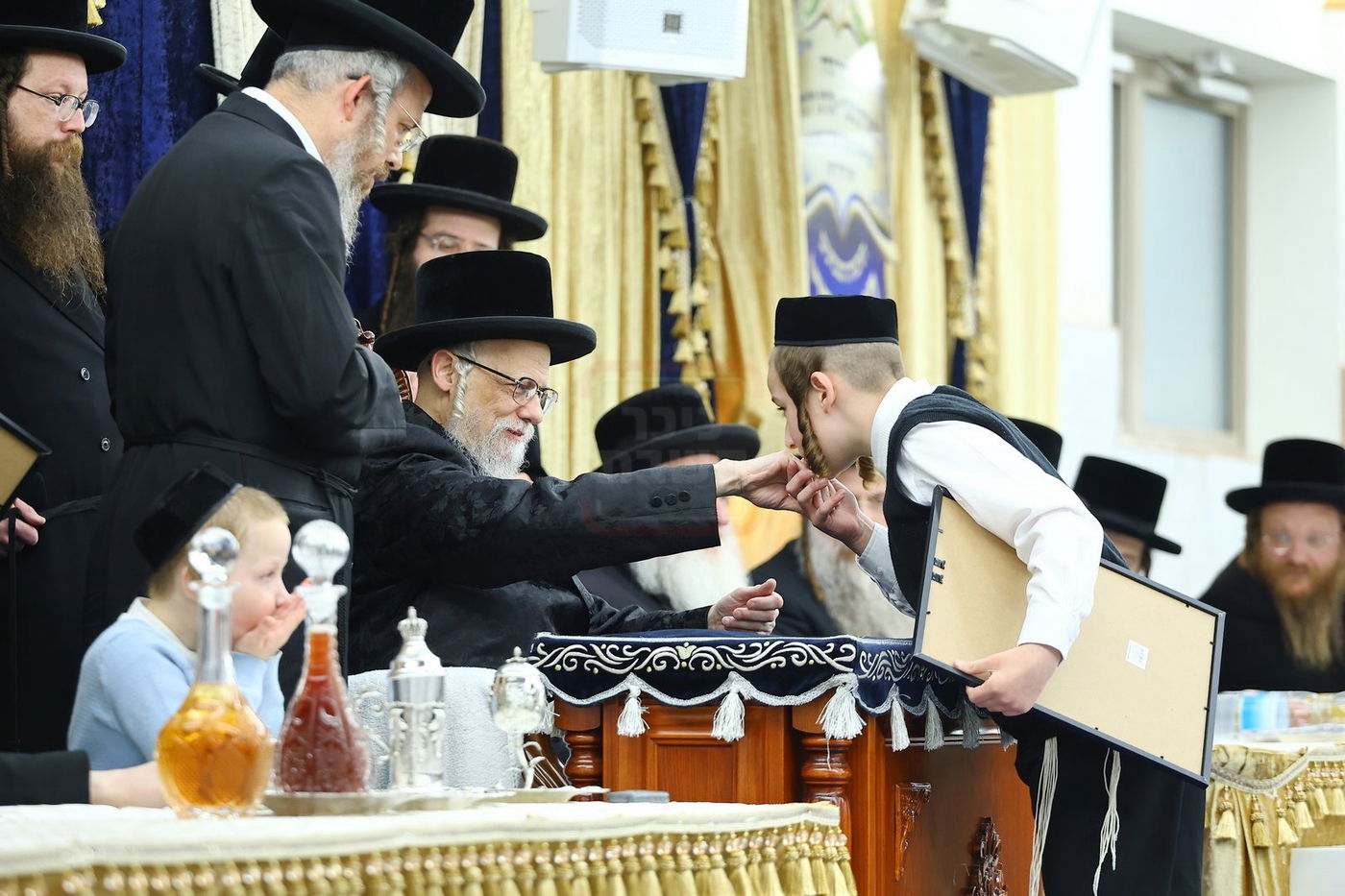 מעמד 'ברינה יקצורו' בת"ת סערט ויז'ניץ בחיפה
