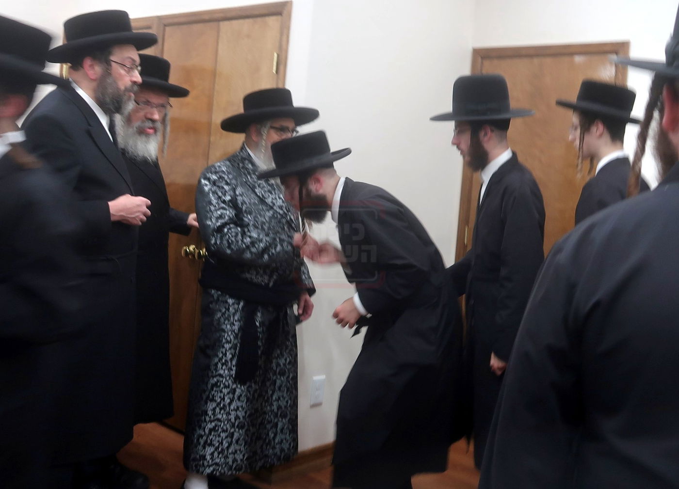 האדמו"ר מסאטמר לפני יציאתו לניו העמפשייר