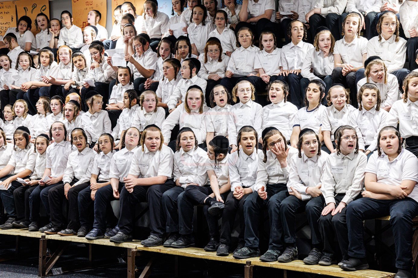 האדמו"ר מבאבוב 45 בביקור ב'דעי קעמפ'