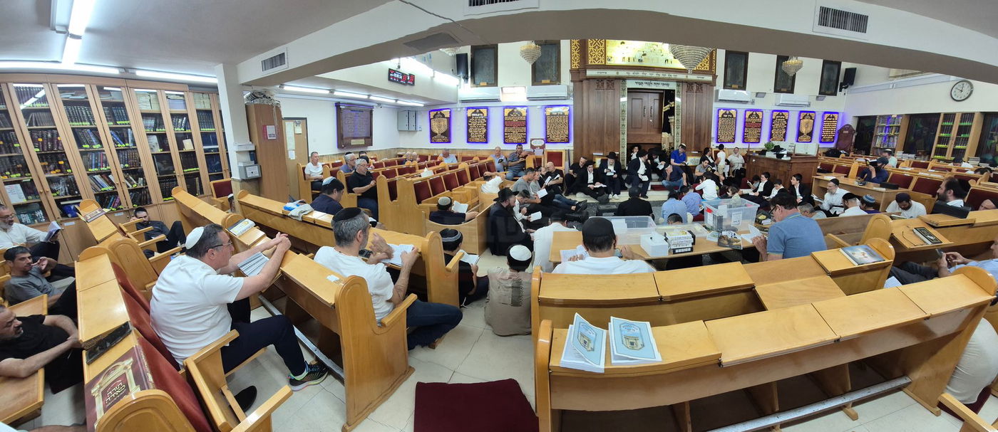 תשעה באב אצל הגאון רבי דוד בצרי