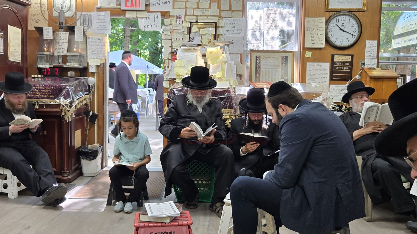 תשעה באב בחצה"ק ניקלשבורג בקאנטרי בוואודבוירן