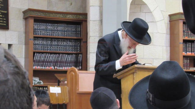 תשעה באב אצל הגאון הרב שמואל בצלאל