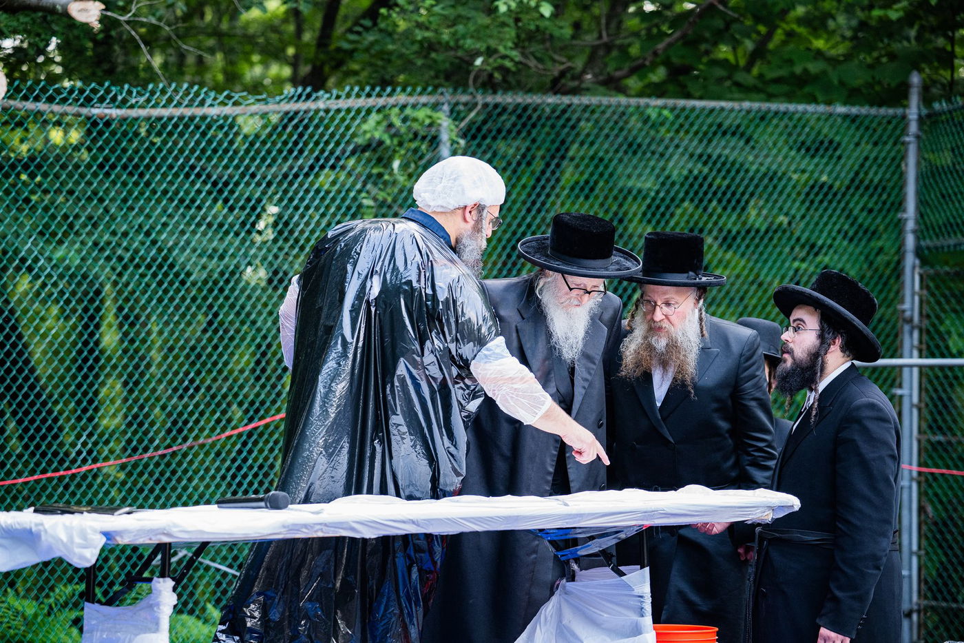  מעמד שחיטת כבש הפדיון במחנה ישיבת סערדאהעלי