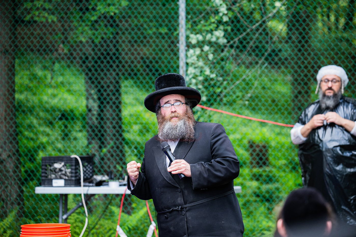  מעמד שחיטת כבש הפדיון במחנה ישיבת סערדאהעלי