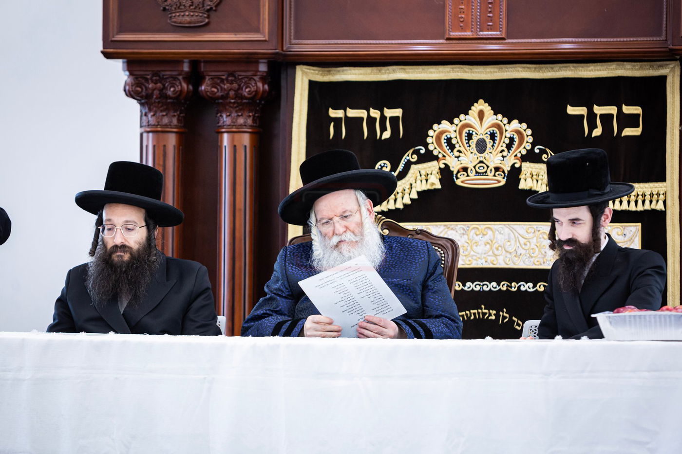 האדמו"ר מבאבוב בביקור במחנה שלווה בקאנטרי