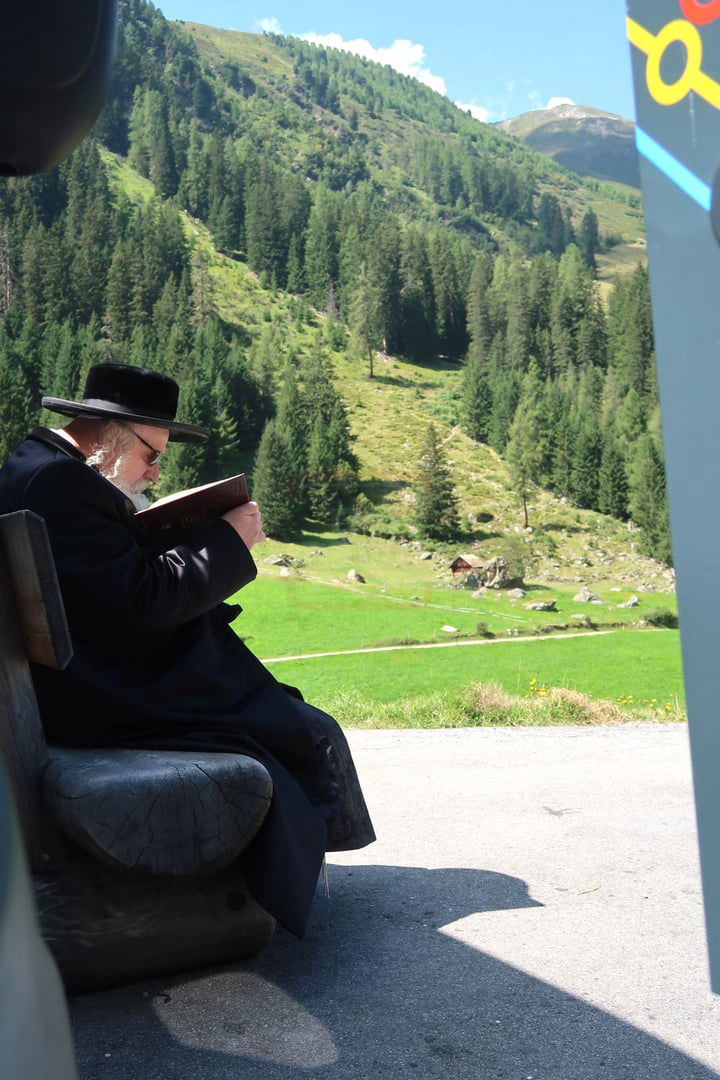 האדמו"ר ממבקשי אמונה במנוחה בדאבוס שבשווייץ