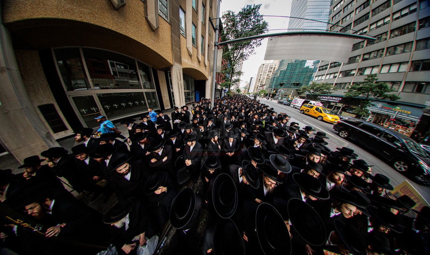 עצרת הרבבות במחאה במנהטן