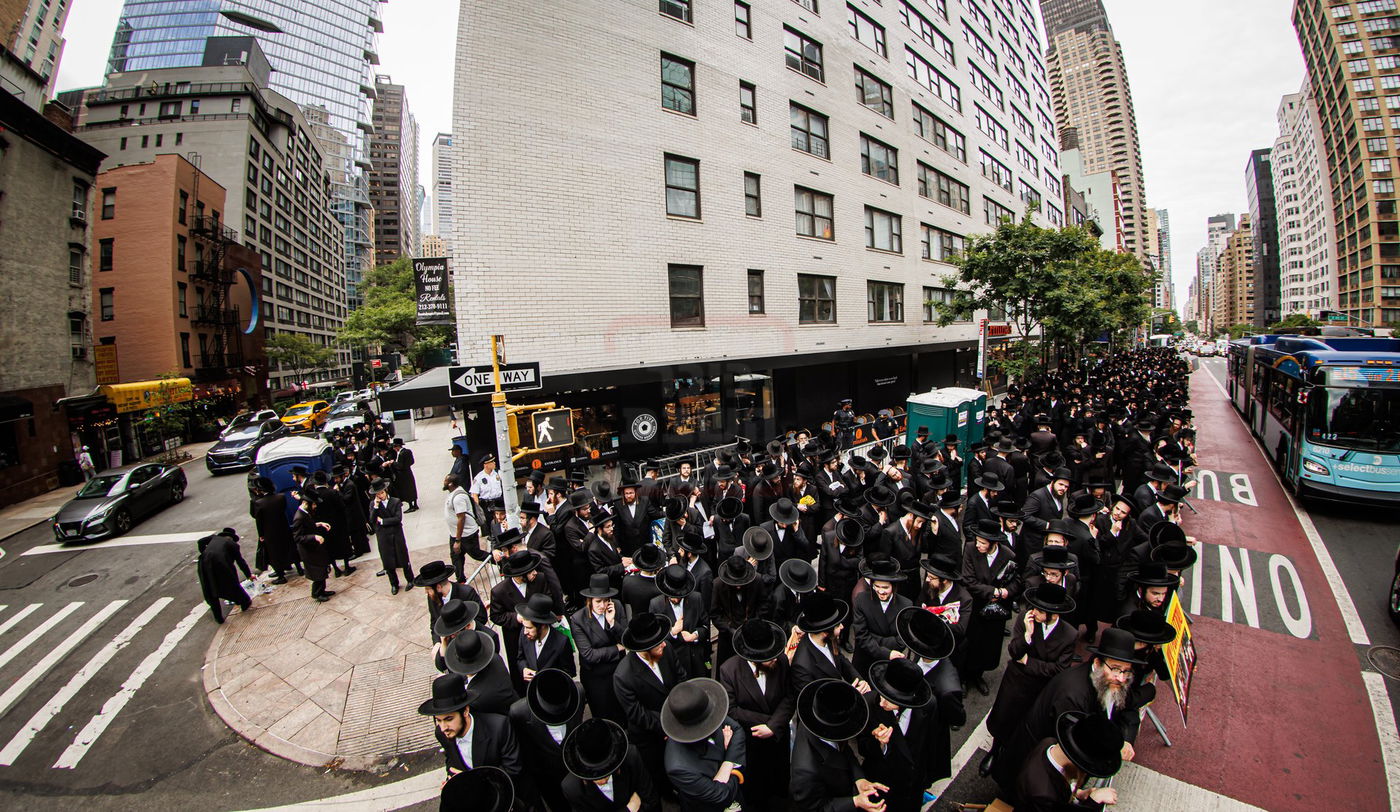 עצרת הרבבות במחאה במנהטן