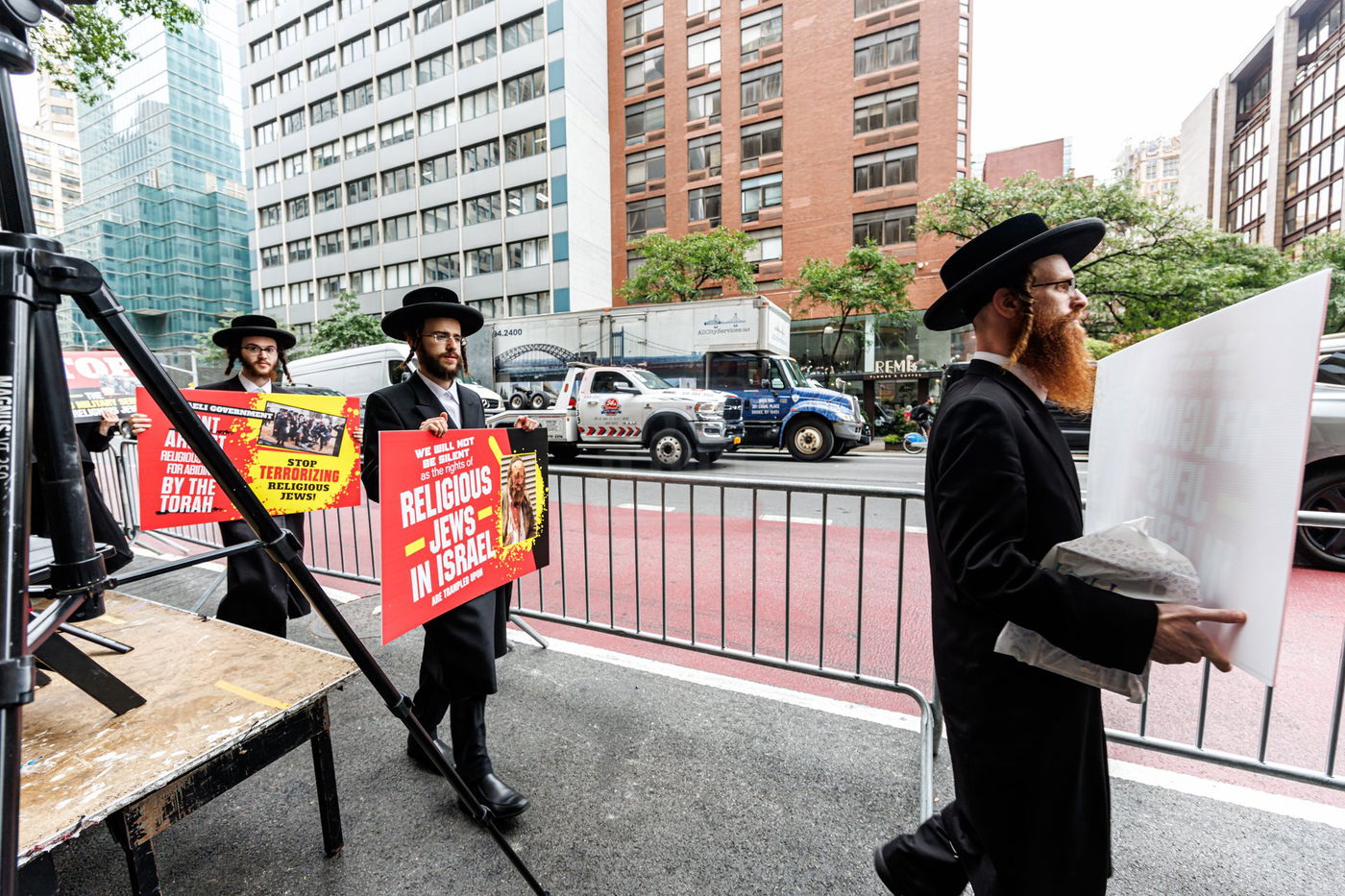 עצרת הרבבות במחאה במנהטן