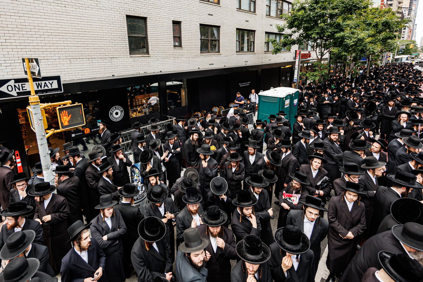 עצרת הרבבות במחאה במנהטן